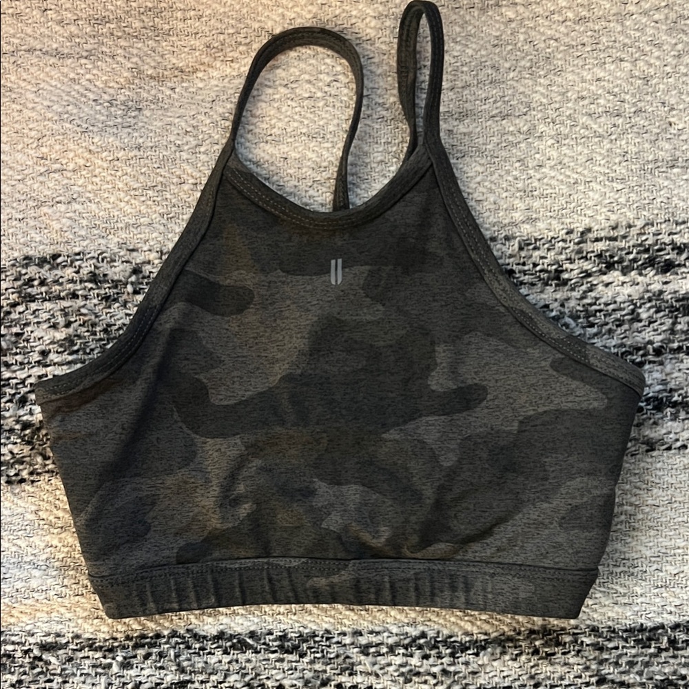 NOBULL Black Camouflage Sports Bra